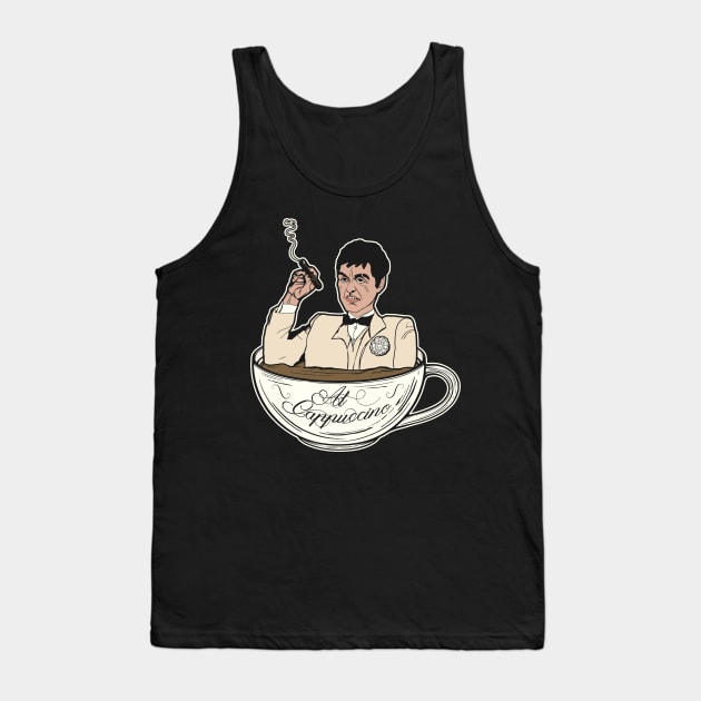 Al Cappuccino Tank Top by darklordpug